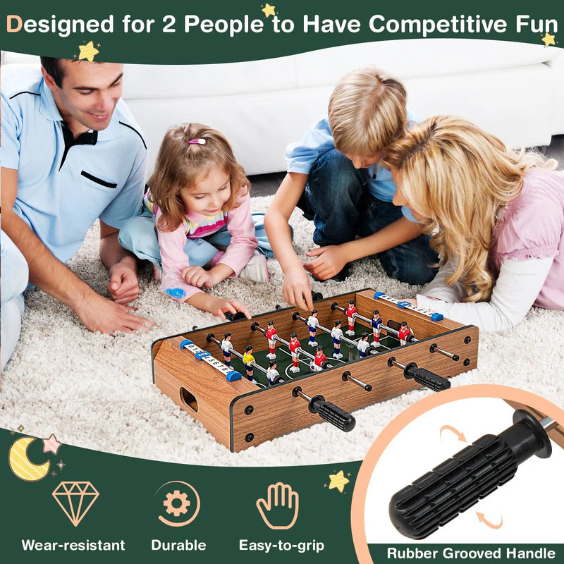 20 Inch Foosball Table Mini Tabletop Soccer Game by DirectDeals