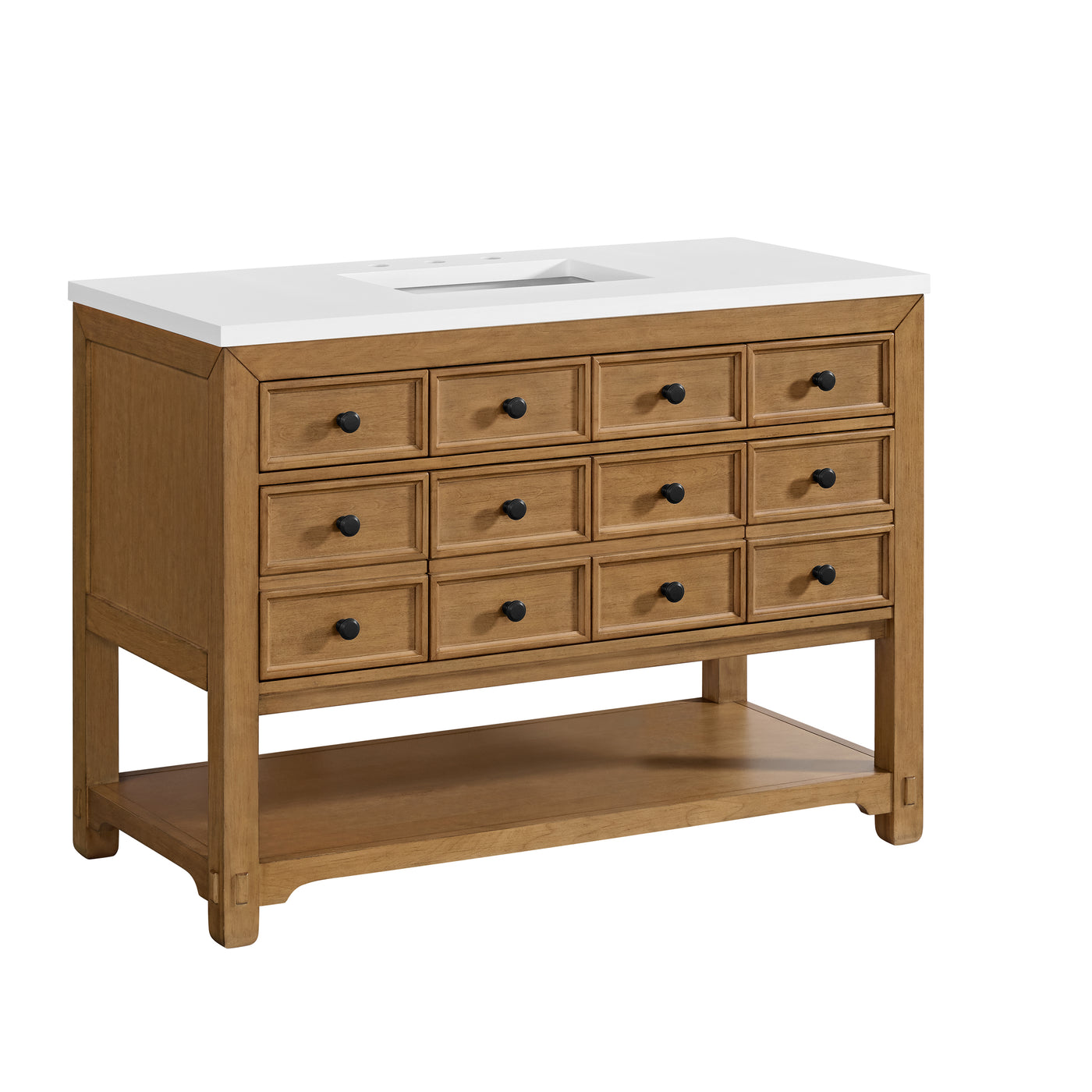 James Martin Malibu 48" Single Bathroom Vanity, Amber Birch, view 35