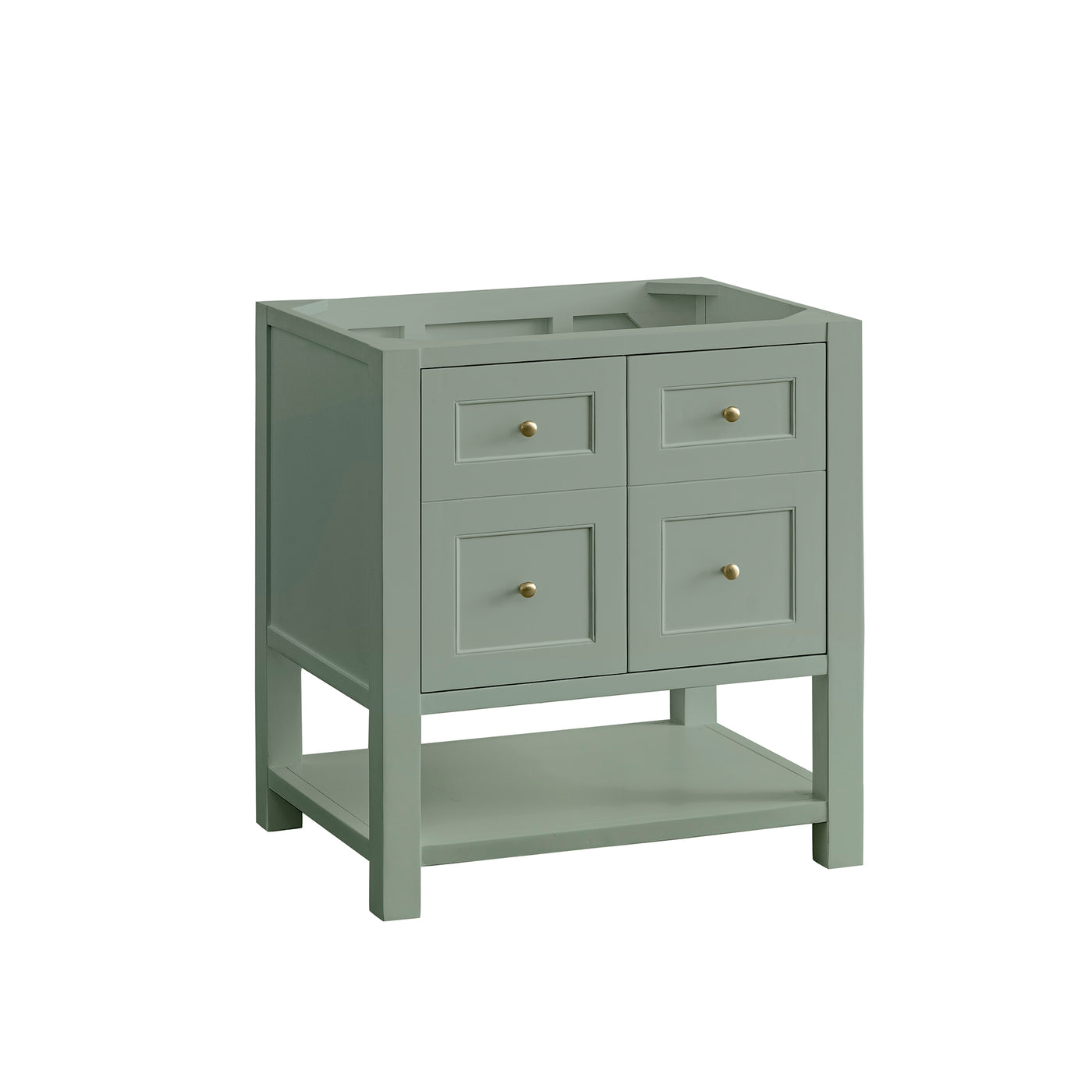 James Martin Breckenridge 30" Single Bathroom Vanity, Smokey Celadon, view 12