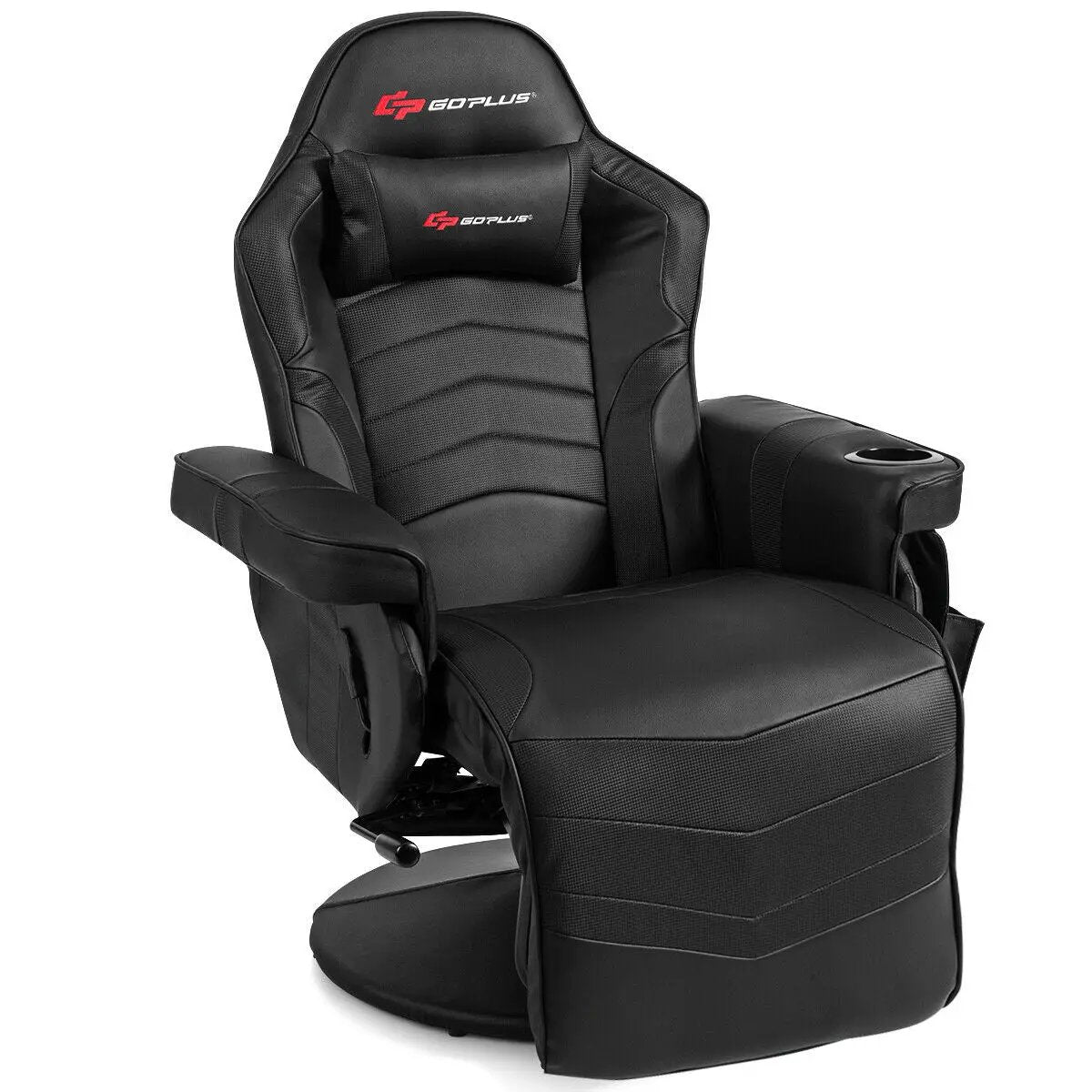 Ergonomic High Back Massage Gaming Chair with Pillow, photo 9 of 12