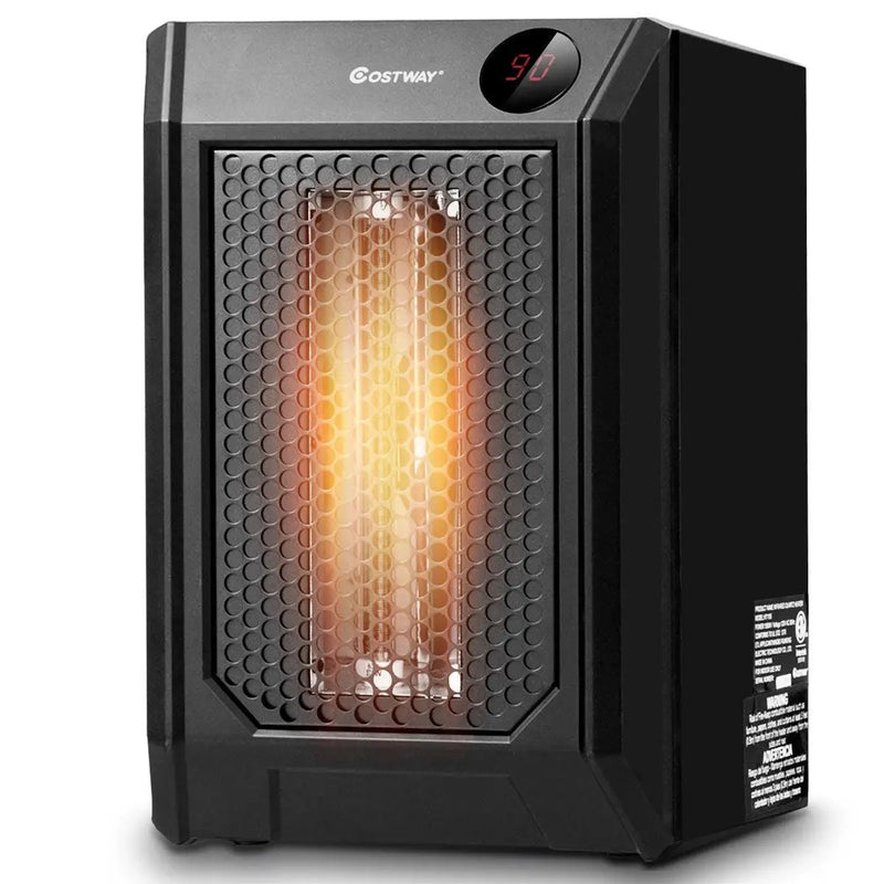 1500 W Remote Control Portable Electric Digital Quartz Space Heater by DirectDeals