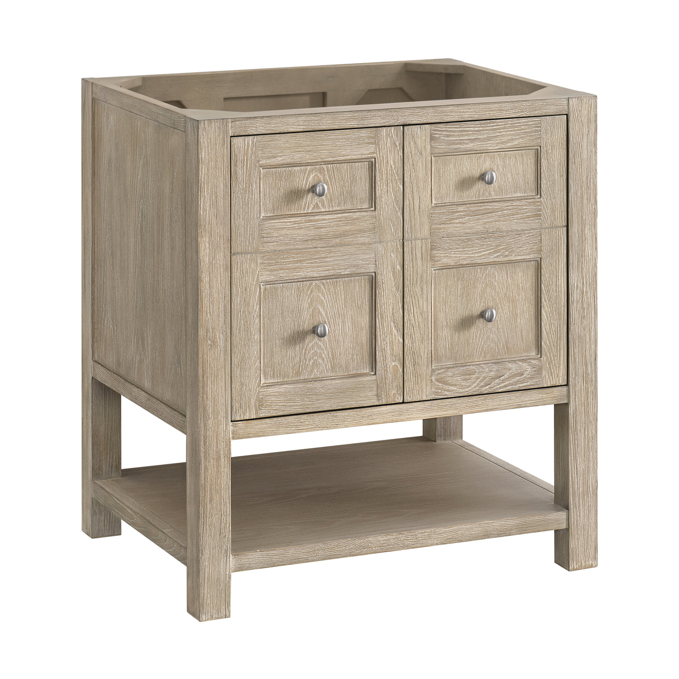 James Martin Breckenridge 30" Single Bathroom Vanity, Whitewashed Oak, view 13