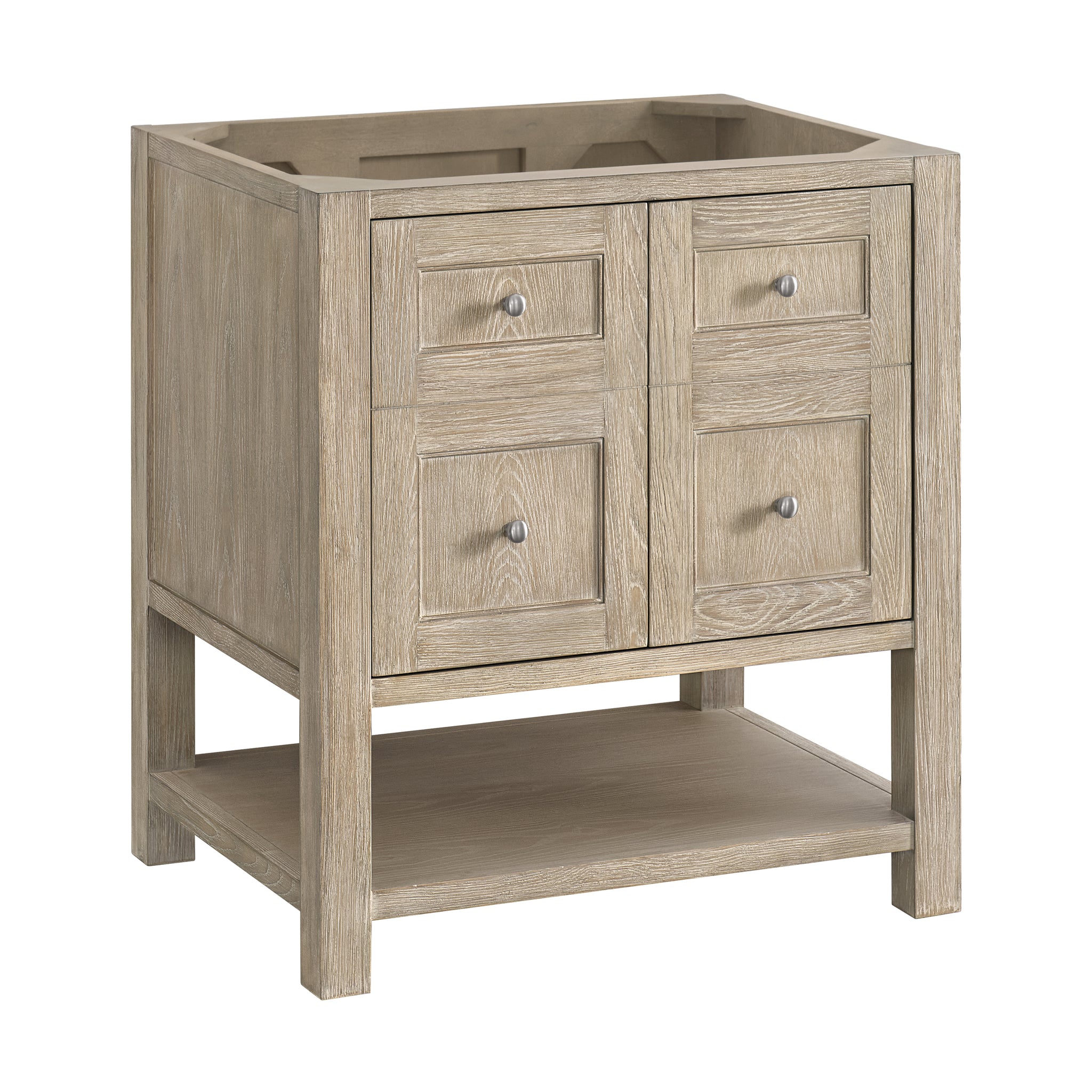 James Martin Breckenridge 30" Single Bathroom Vanity, Whitewashed Oak, view 13