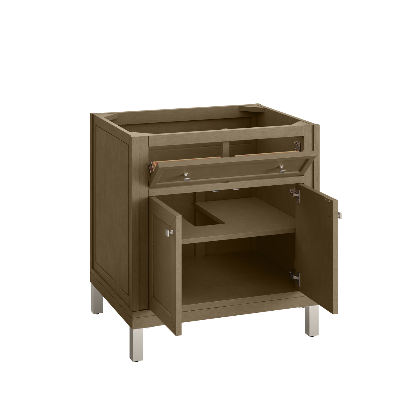 James Martin Chicago 30" Single Bathroom Vanity, Walnut Whisper, view 18