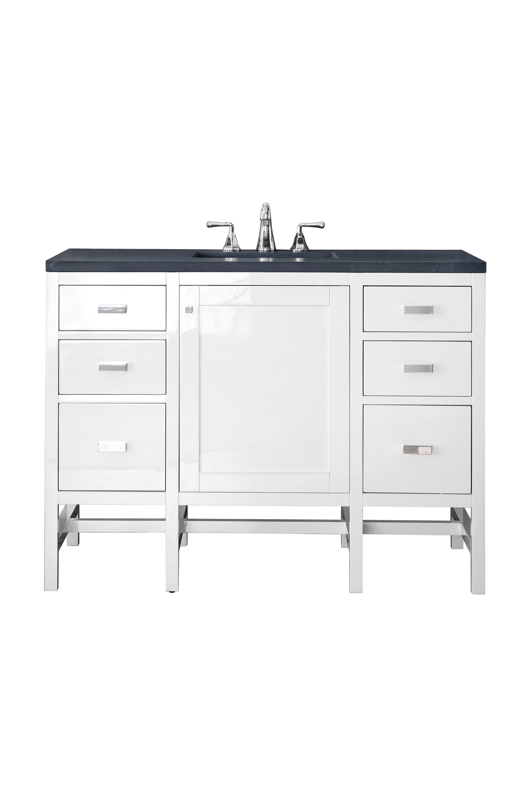 James Martin Addison 48" Single Bathroom Vanity, Glossy White, view 17