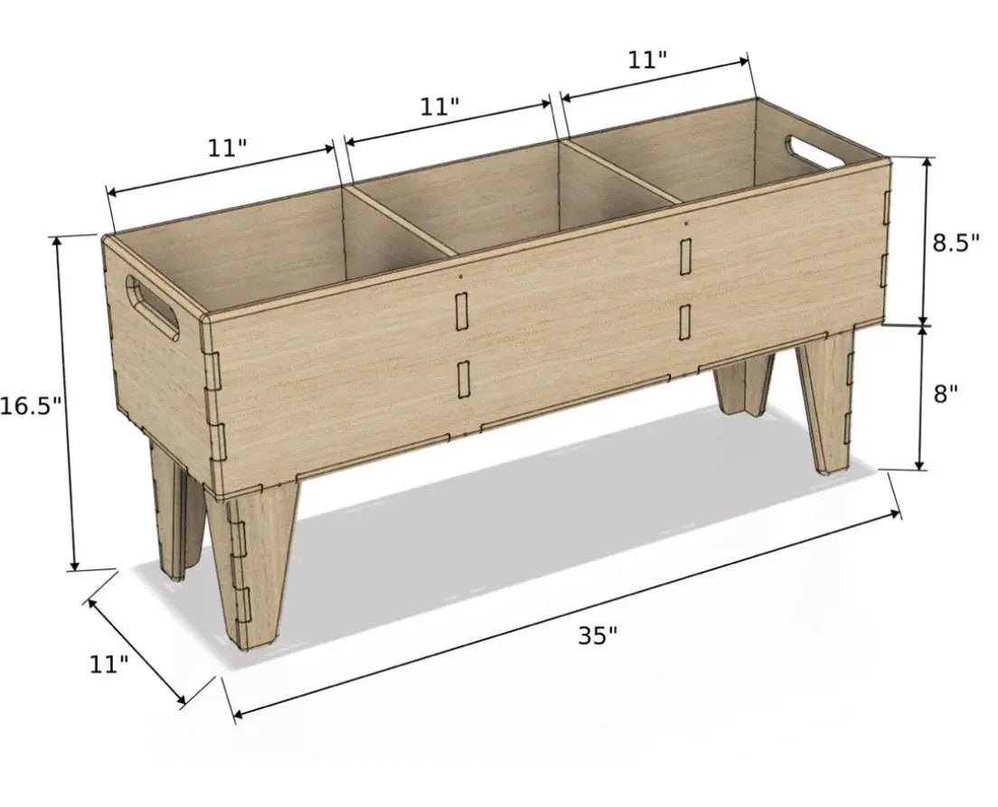 VAL- Book Bin by Bush Acres