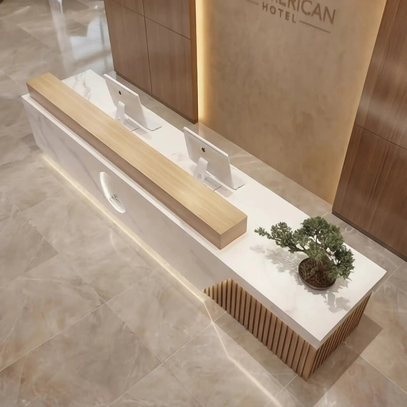 Ovelle · Front Reception Desk by Arc Grove