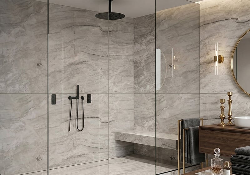 Vancouver Honed Quartzite Slab Random room scene 2