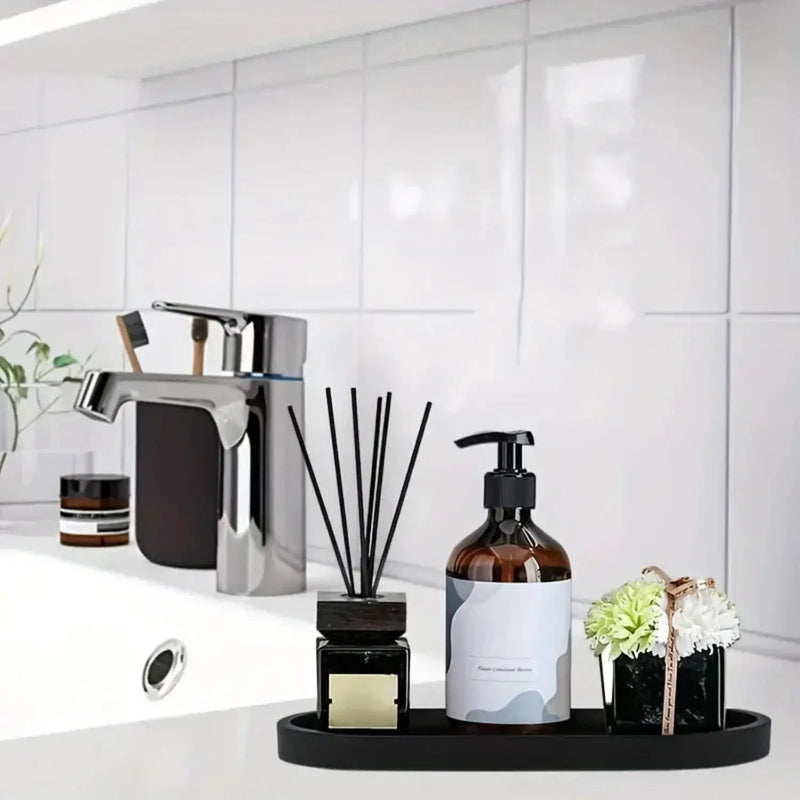 Vanity Tray - Bathroom Silicone Countertop Organizer by House Of Avana