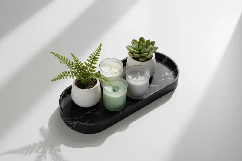 Vanity Tray - Bathroom Silicone Countertop Organizer by House Of Avana