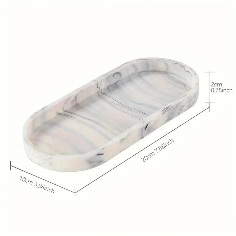Vanity Tray - Bathroom Silicone Countertop Organizer by House Of Avana