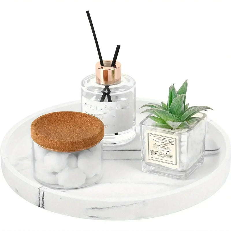 Vanity Tray - Marble Pattern 12.6 by House Of Avana