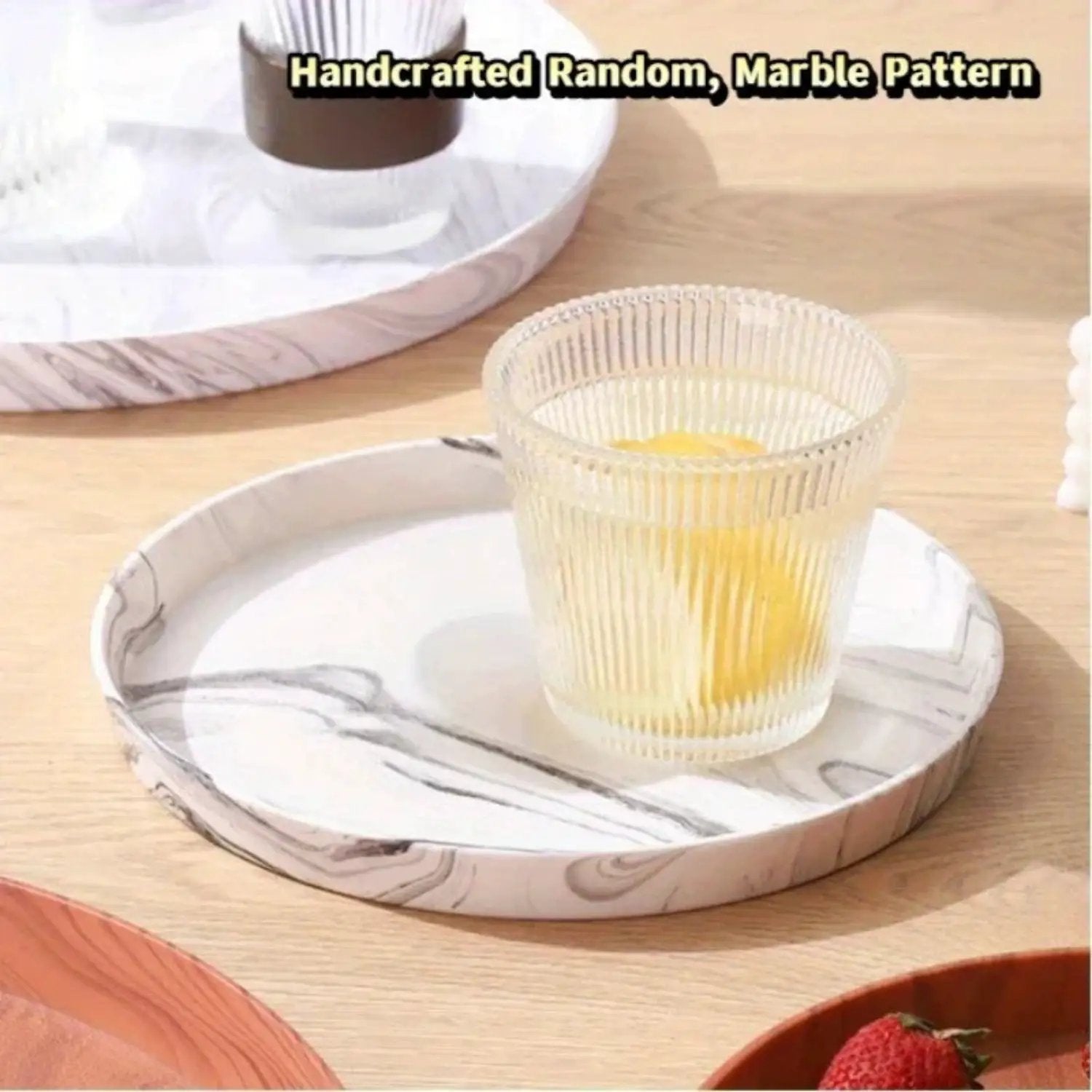 Vanity Tray - Marble Pattern 12.6 by House Of Avana
