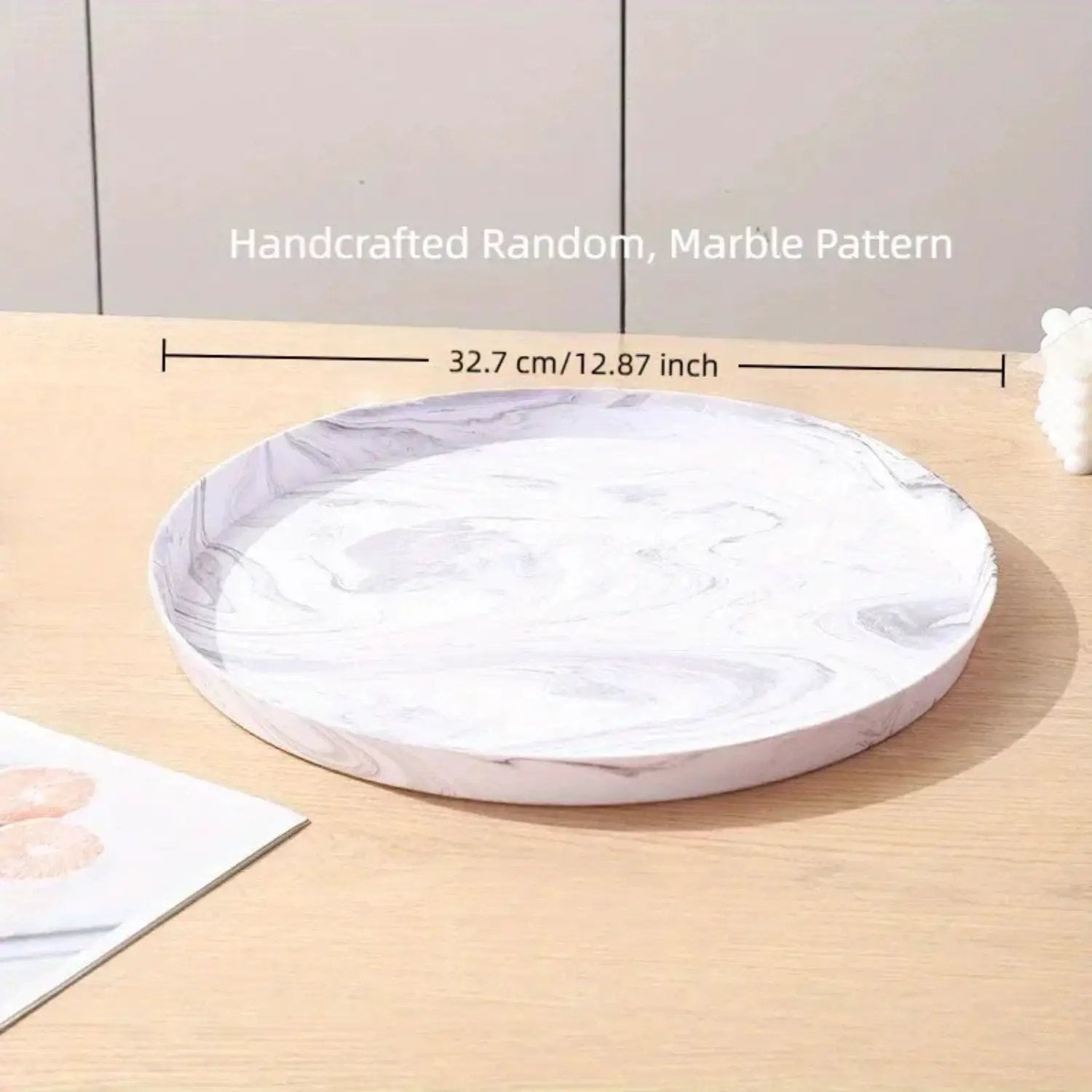 Vanity Tray - Marble Pattern 12.6 by House Of Avana