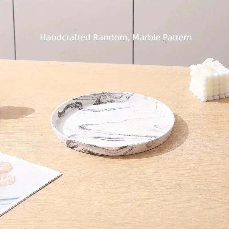 Vanity Tray - Marble Pattern 12.6 by House Of Avana