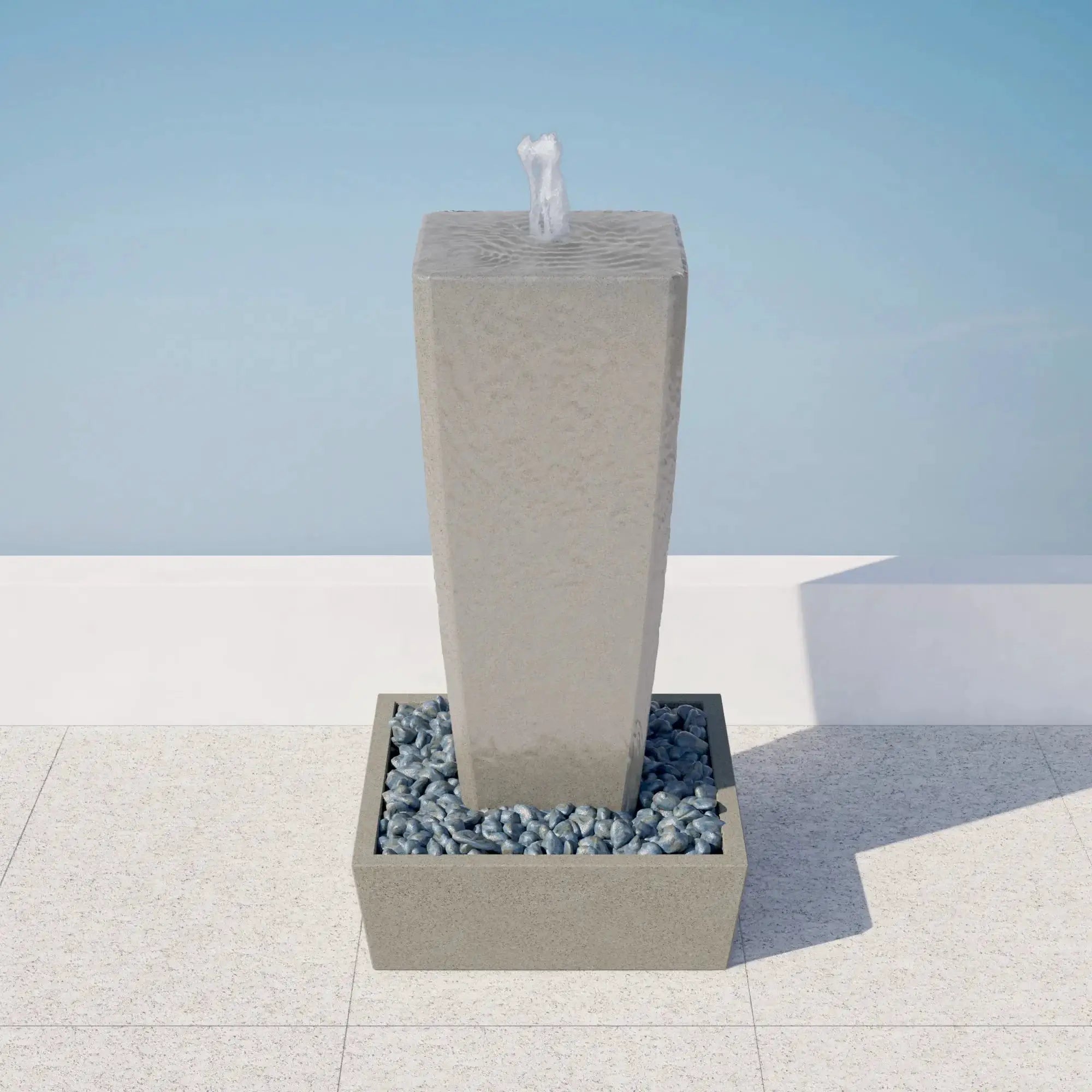 Vasa 52in StoneCast Fountain Set by ModaConcrete - Direct source for architectural and precast concrete