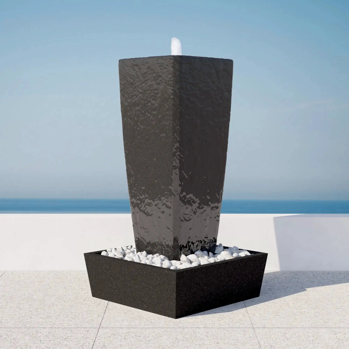 Vasa 52in StoneCast Fountain Set by ModaConcrete - Direct source for architectural and precast concrete