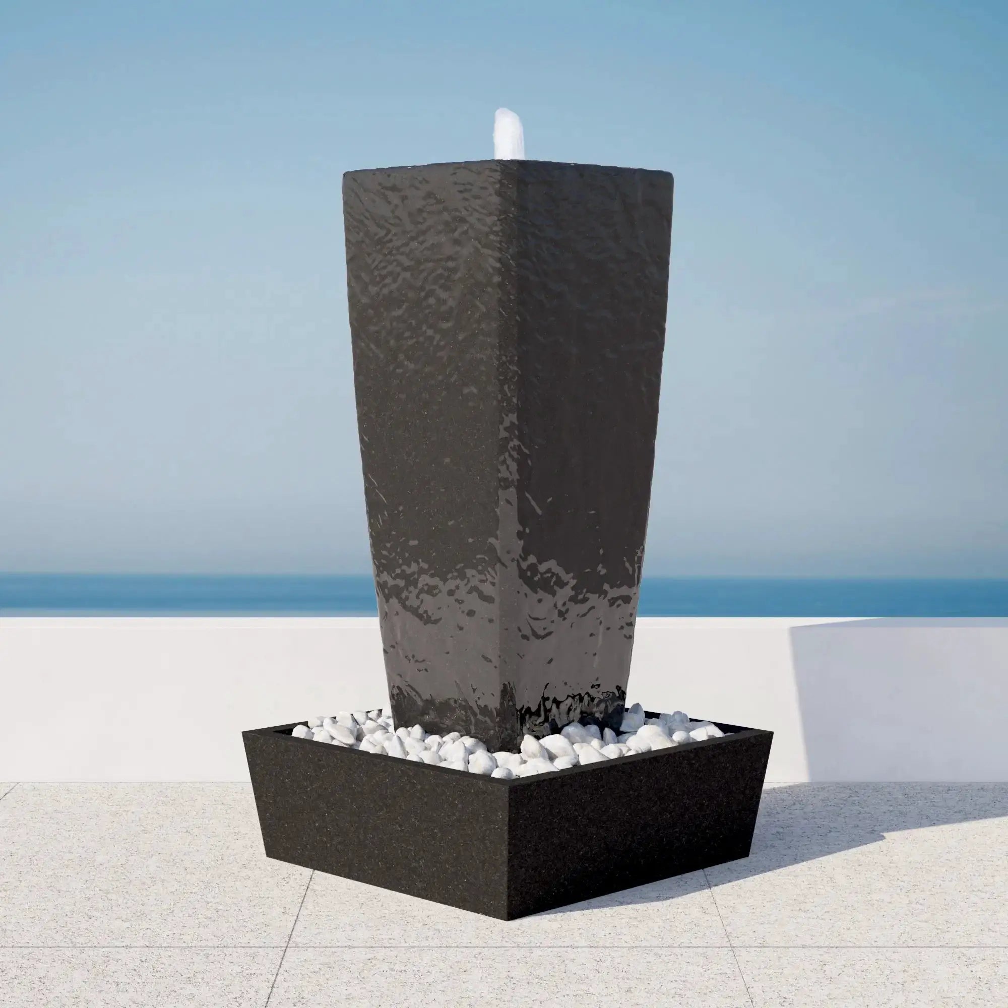 Vasa 52in StoneCast Fountain Set by ModaConcrete - Direct source for architectural and precast concrete