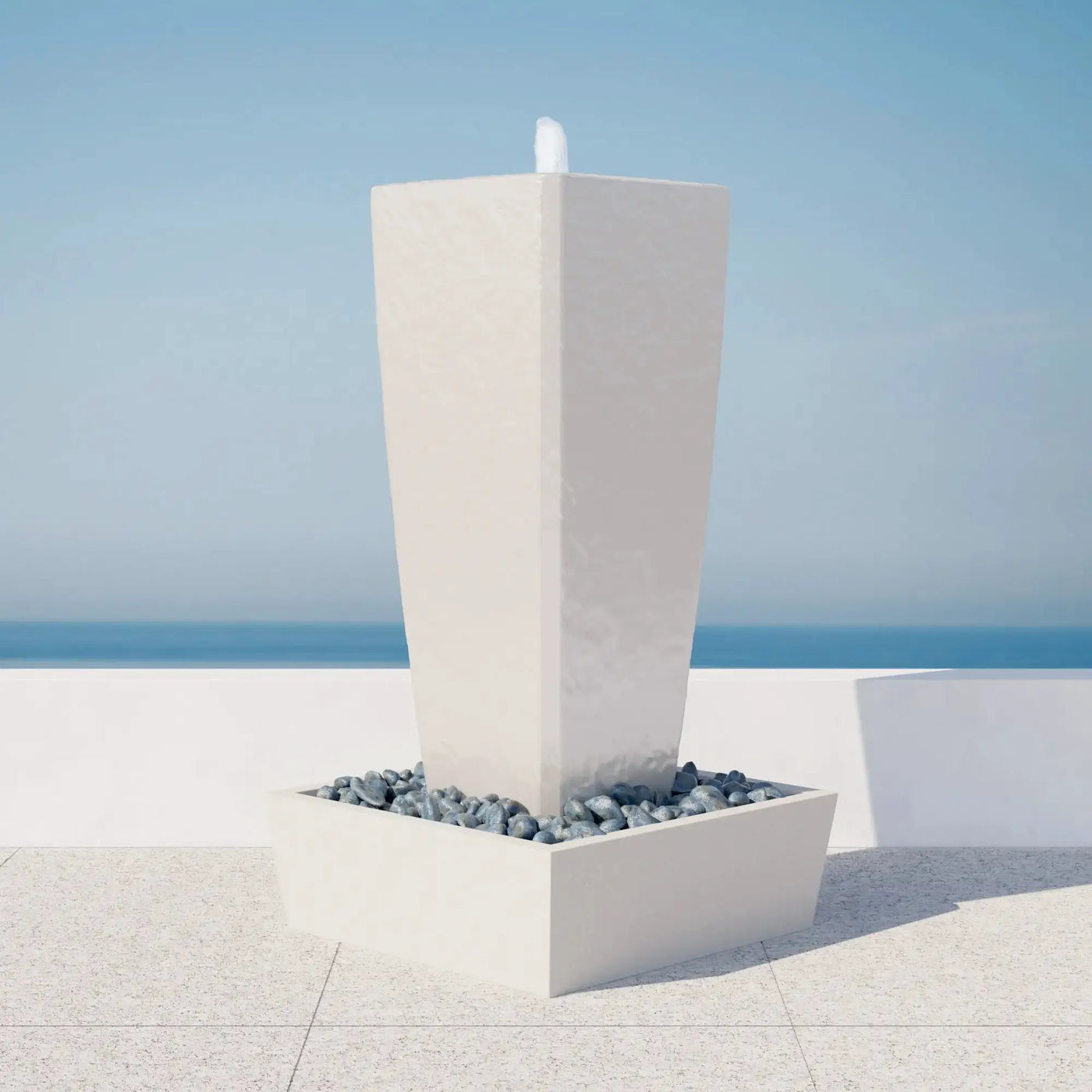 Vasa 52in StoneCast Fountain Set by ModaConcrete - Direct source for architectural and precast concrete
