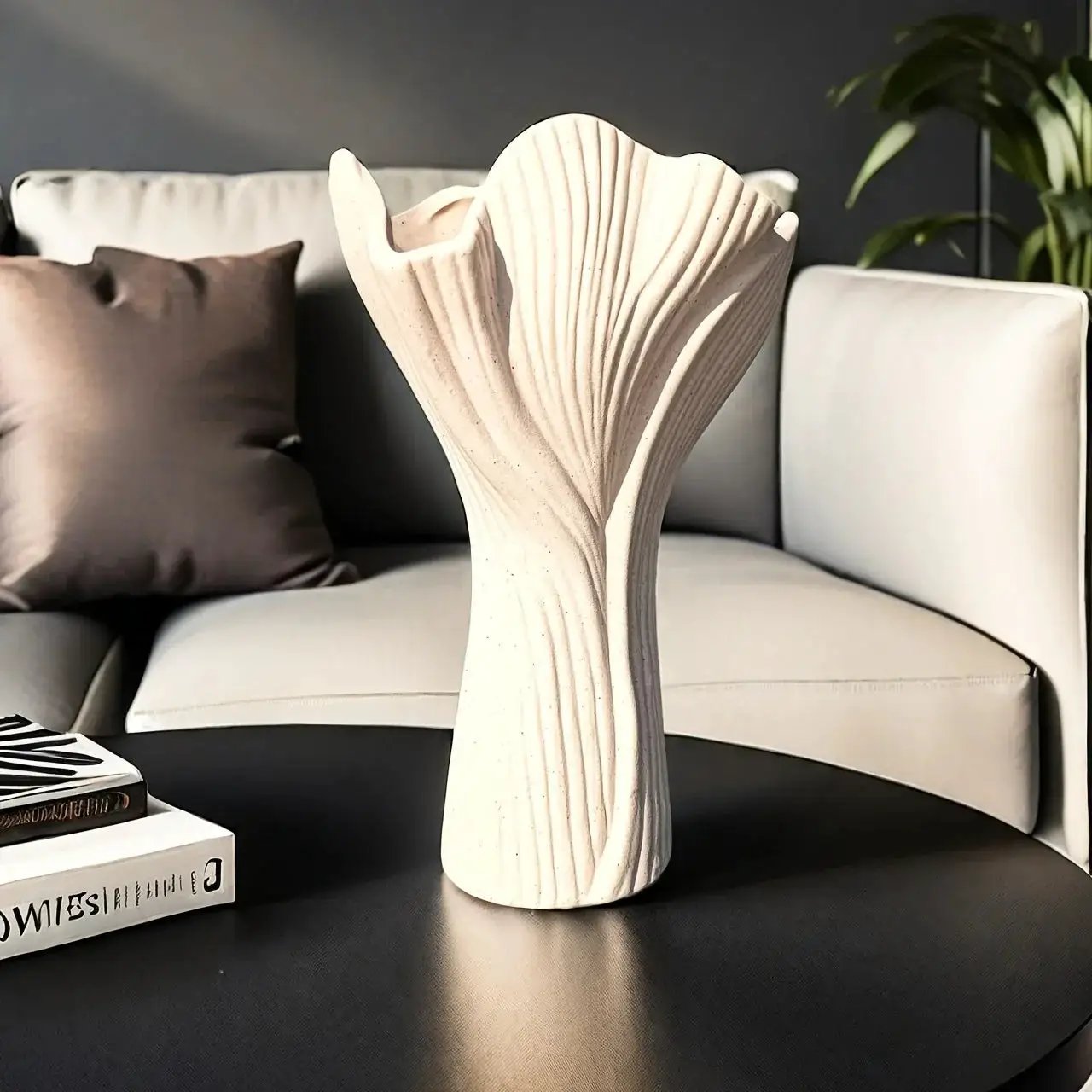 Vase - Textured Ceramic by House Of Avana