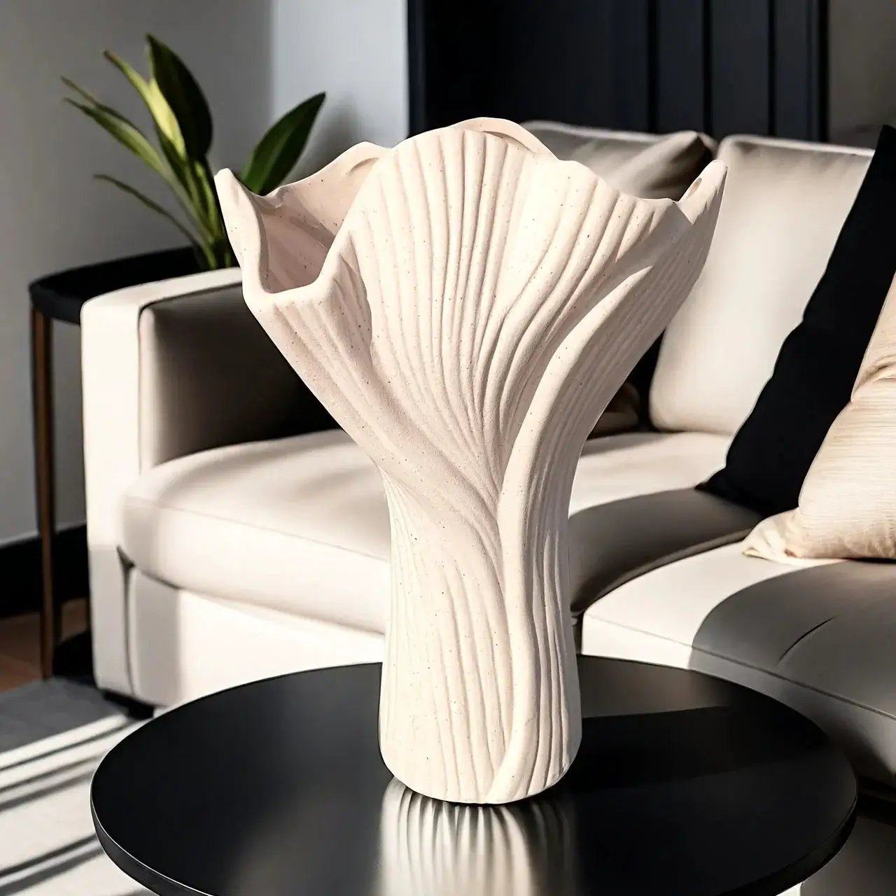 Vase - Textured Ceramic by House Of Avana