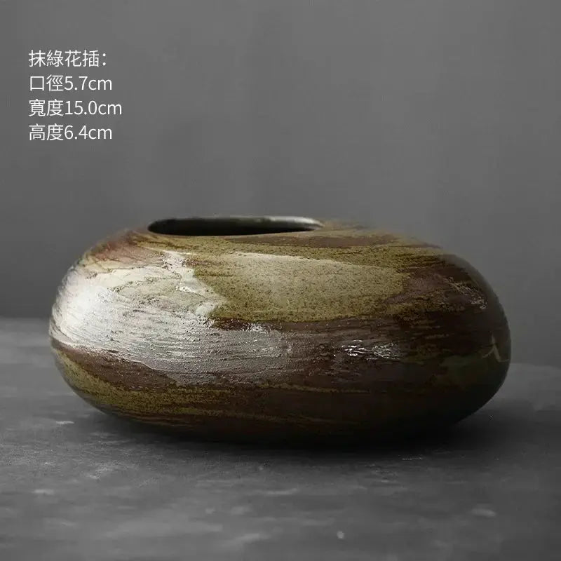 Vase - Decorative Terracotta Black by House Of Avana
