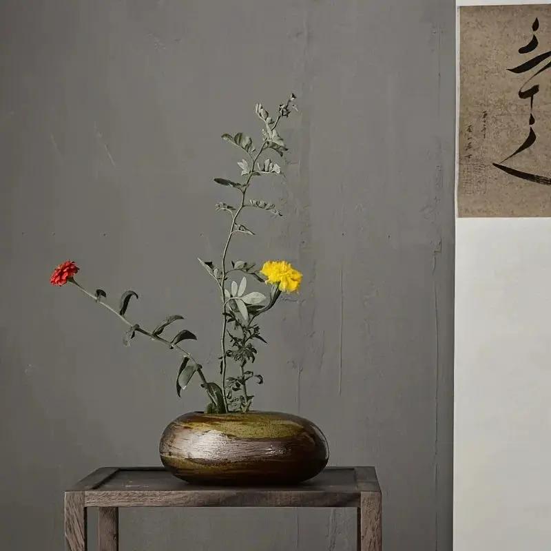 Vase - Minimalist Ceramic Beige by House Of Avana