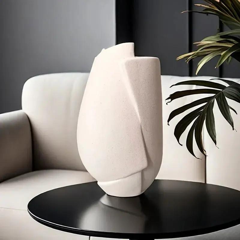 Vase - Modern Ceramic Cylinder by House Of Avana