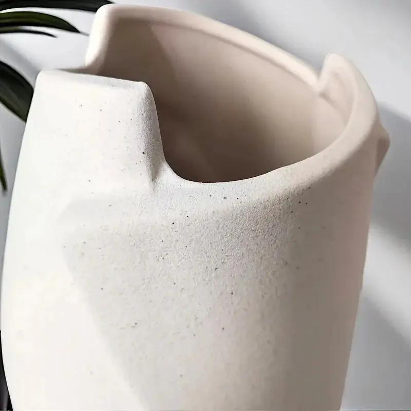 Vase - Modern Ceramic Cylinder by House Of Avana