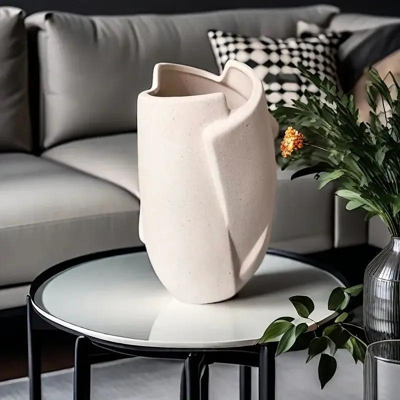 Vase - Modern Ceramic Cylinder by House Of Avana