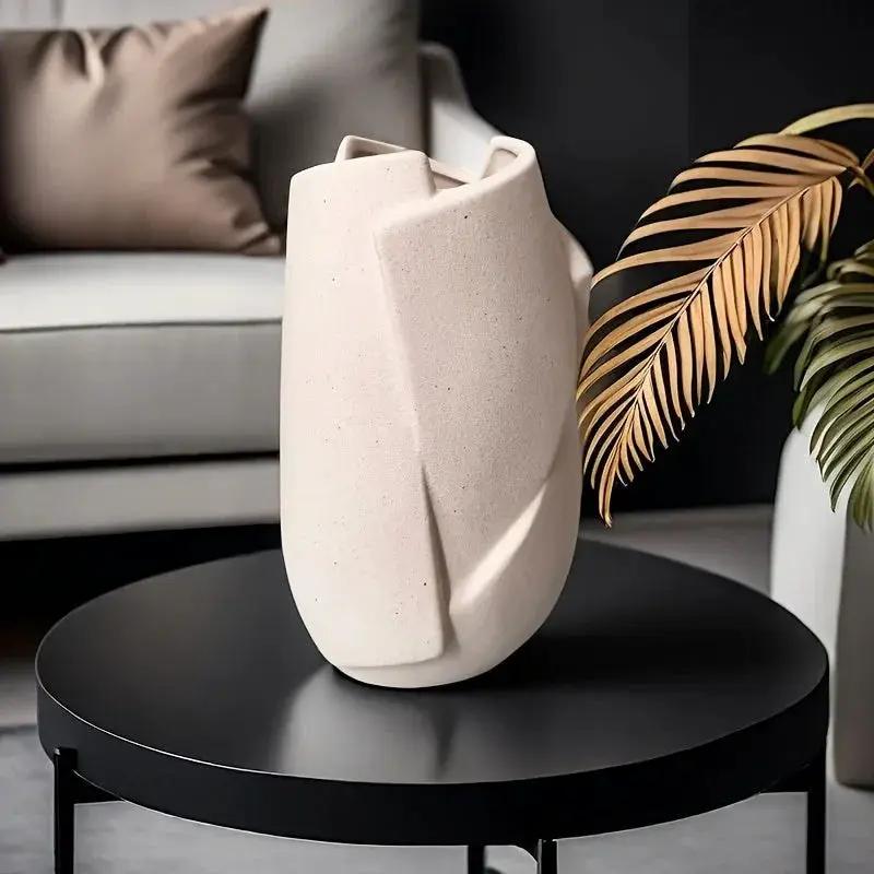 Vase - Modern Ceramic Cylinder by House Of Avana