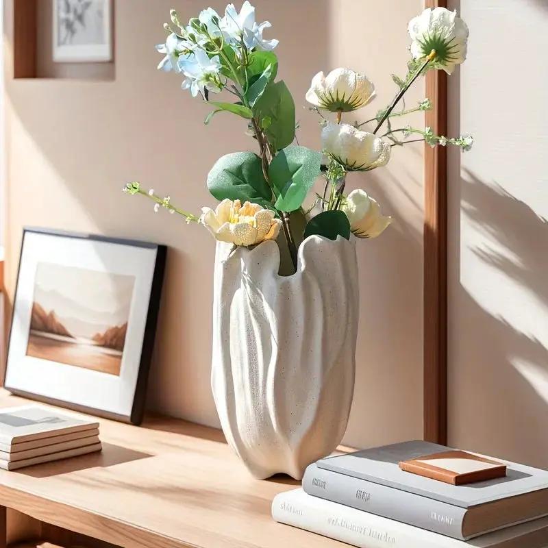 Vase - Textured Ceramic by House Of Avana