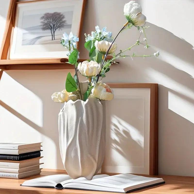 Vase - Textured Ceramic by House Of Avana