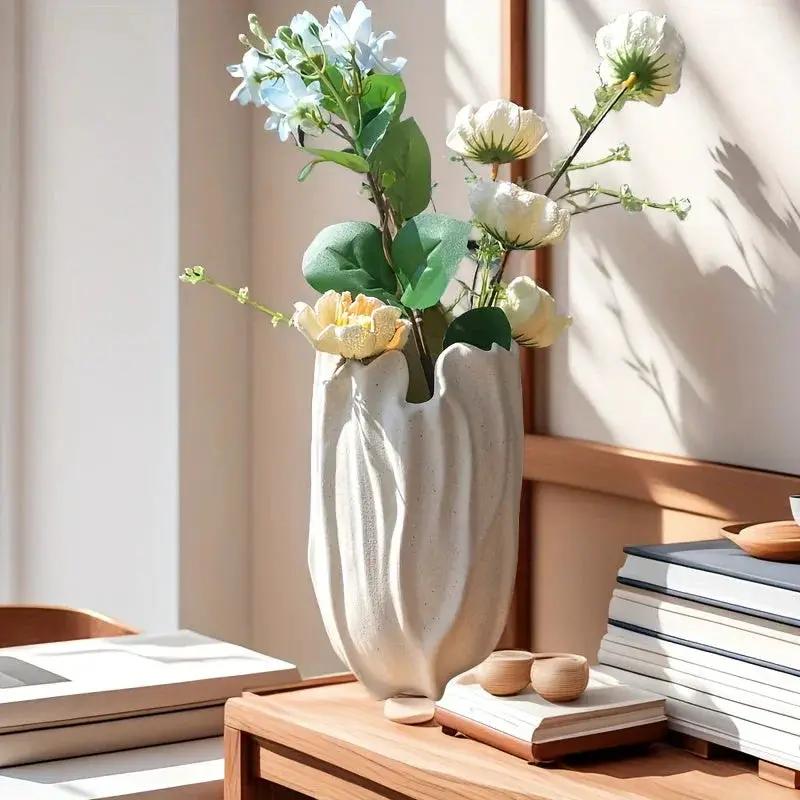 Vase - Textured Ceramic by House Of Avana
