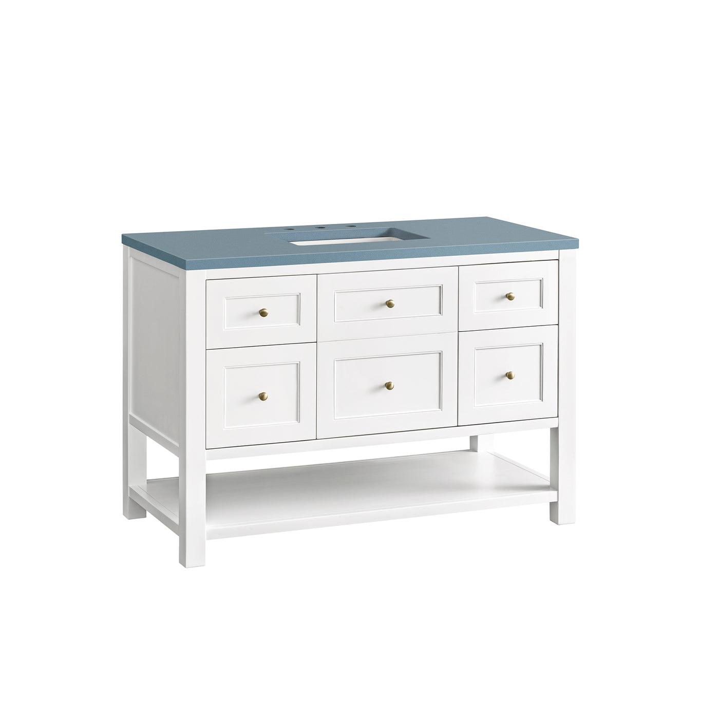 James Martin Breckenridge 48" Single Bathroom Vanity, Bright White, view 32