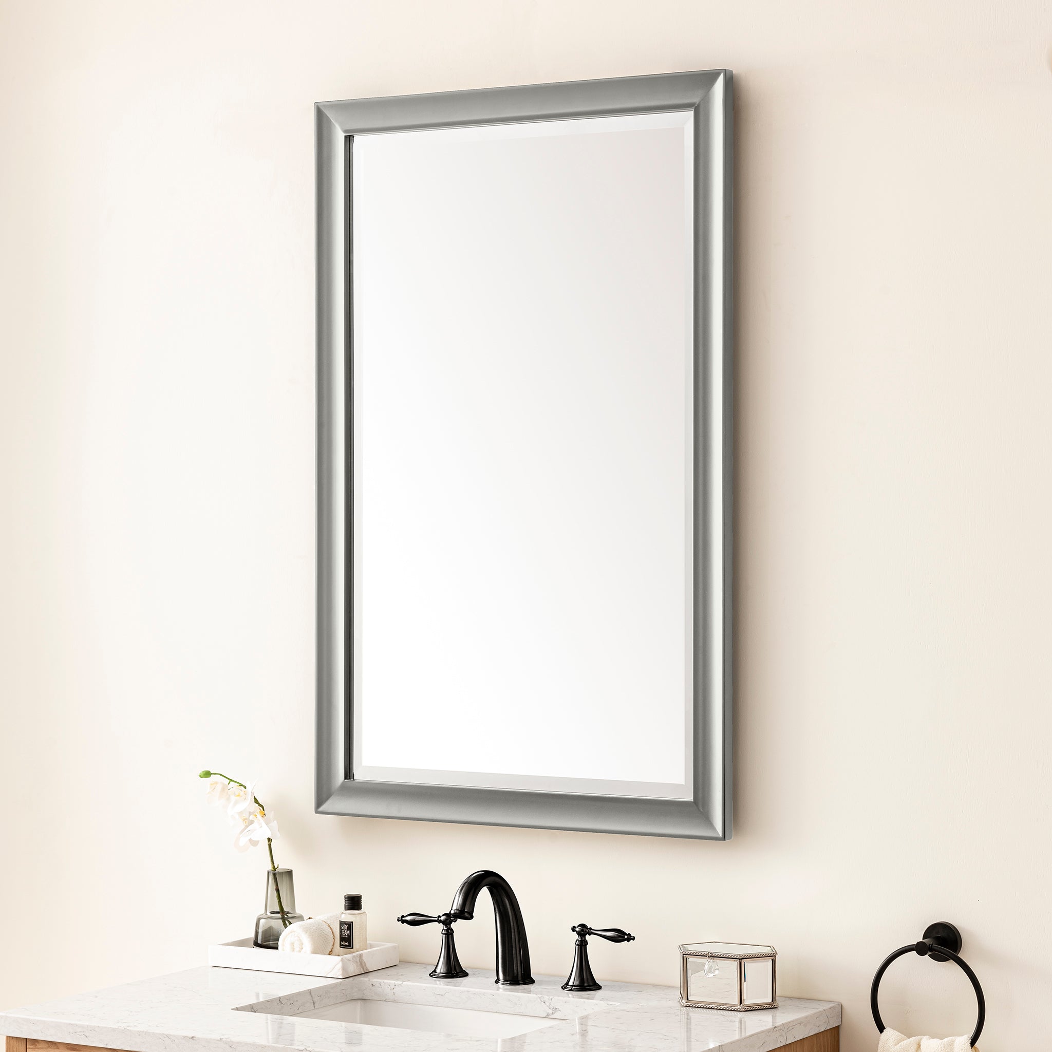 James Martin Glenbrooke 26" Mirror, Urban Gray, view 6