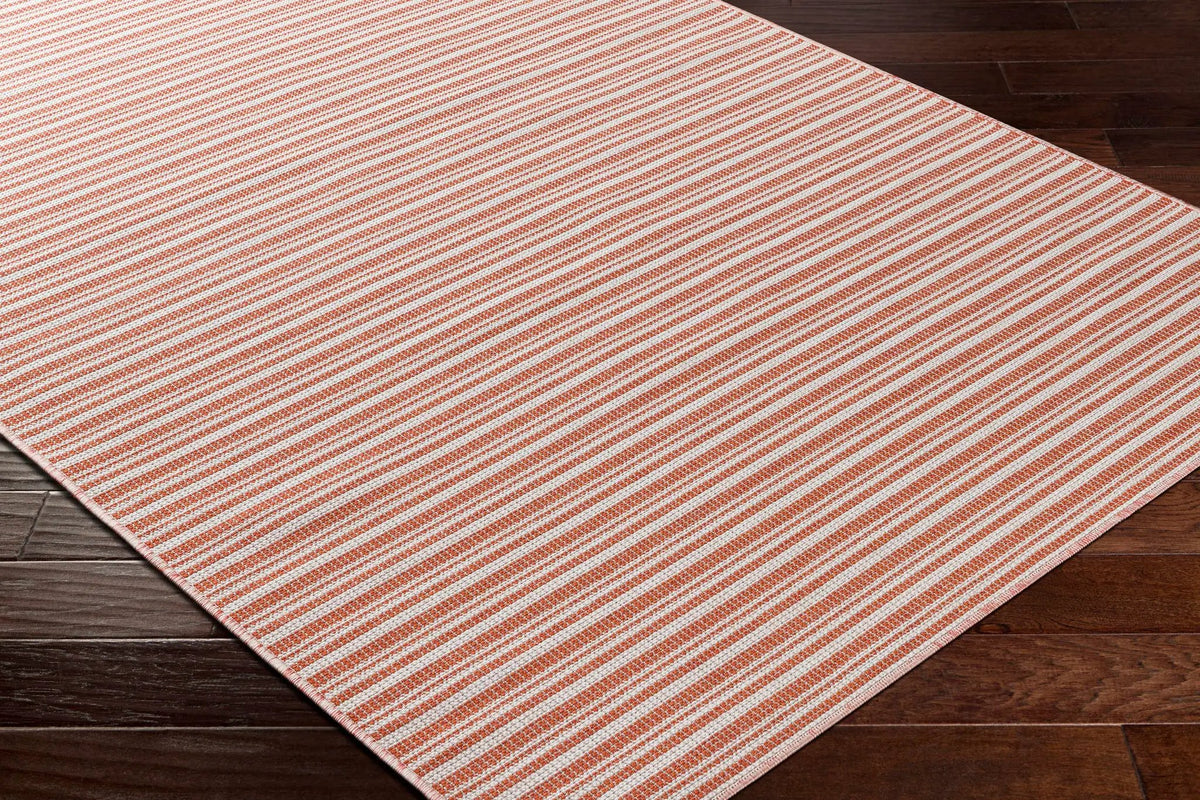 Greg Orange Outdoor Area Rug - Clearance, photo 7 of 9