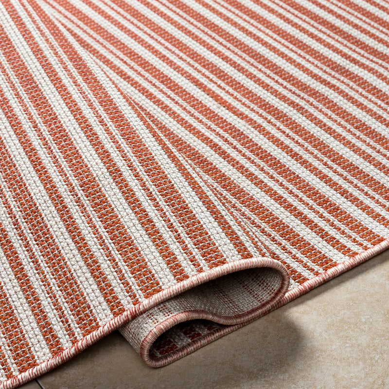 Greg Orange Outdoor Area Rug - Clearance by Boutique Rugs