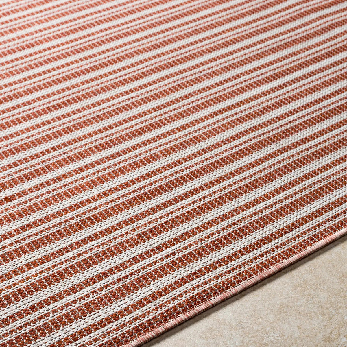 Greg Orange Outdoor Area Rug - Clearance, photo 9 of 9