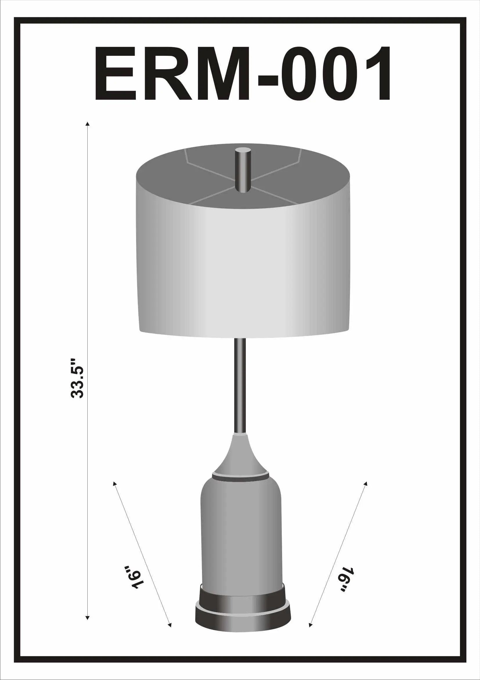 Vegreville Table Lamp - Clearance by Boutique Rugs