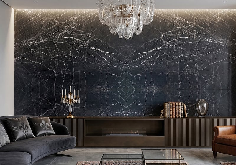 Venom Honed Quartzite Slab Random 3/4 room scene 3