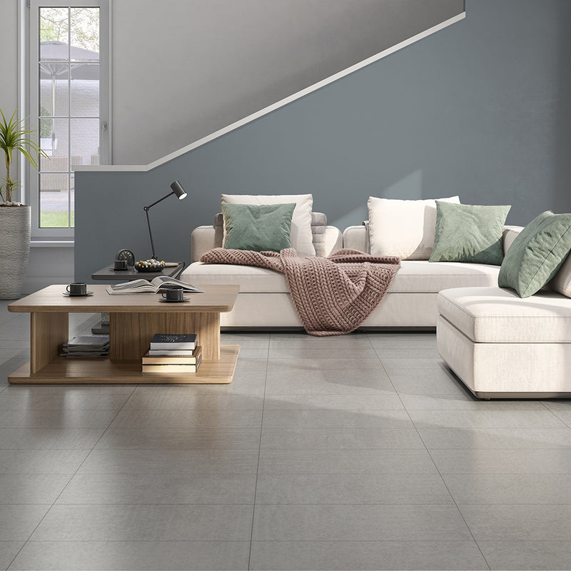 Vento Matte Concrete Look Porcelain Tiles 12x24 Porcelain Matte 12x24 Tiles — 2