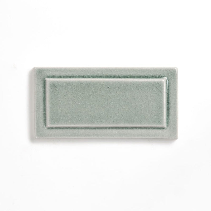 Verdant Crackled Ennis Ceramic Accent Tiles 3x6 Ceramic Crackled 6x6 Accent Tiles