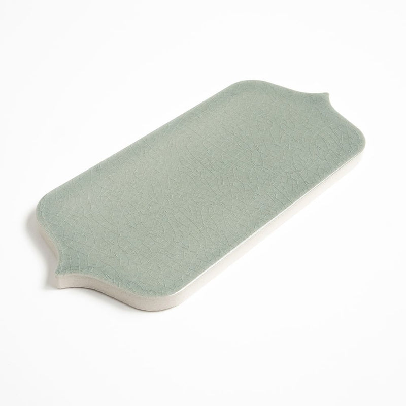 Verdant Crackled Tear Field Ceramic Tiles 3 5/8x8 Ceramic Crackled 3x12 Tiles — 2