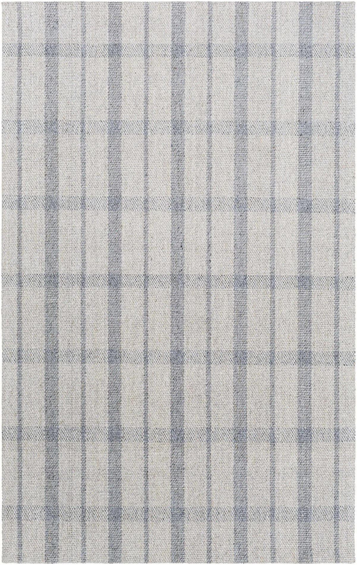 Verdon Light Gray Plaid Rug