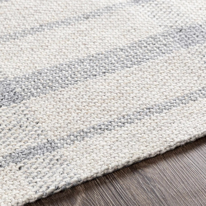 Verdon Light Gray Plaid Rug by Boutique Rugs