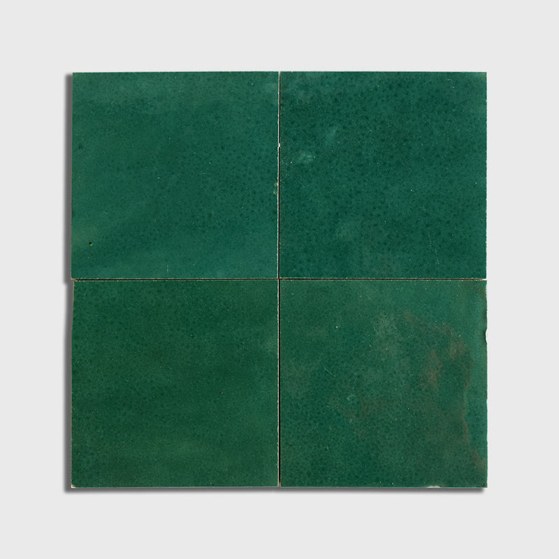 Vert Menthe Glossy Zellige Tiles 4x4 Zellige Glossy 4x4 Tiles