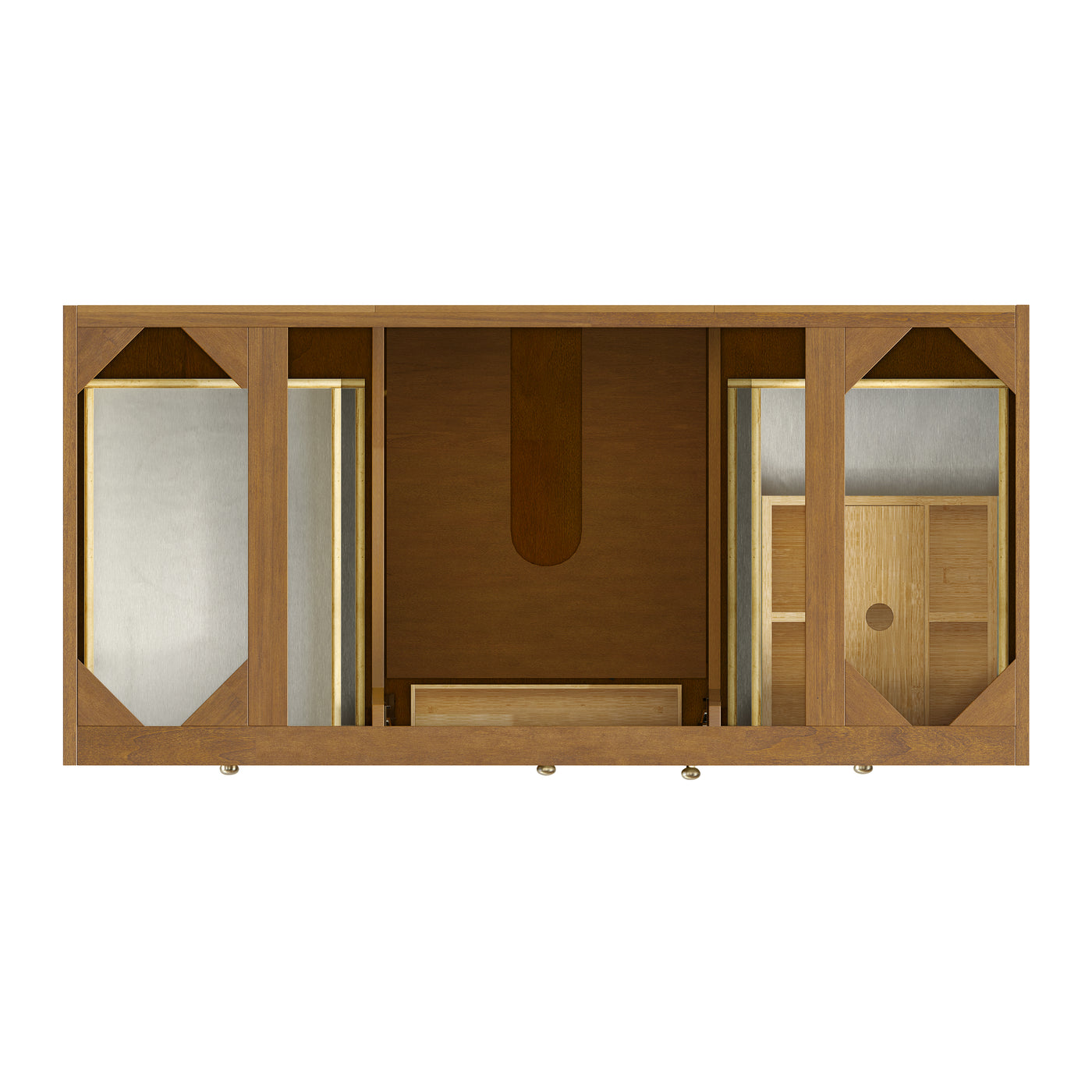 James Martin Laurent 48" Dual Mount Single Bathroom Vanity, Honey Oak, view 22