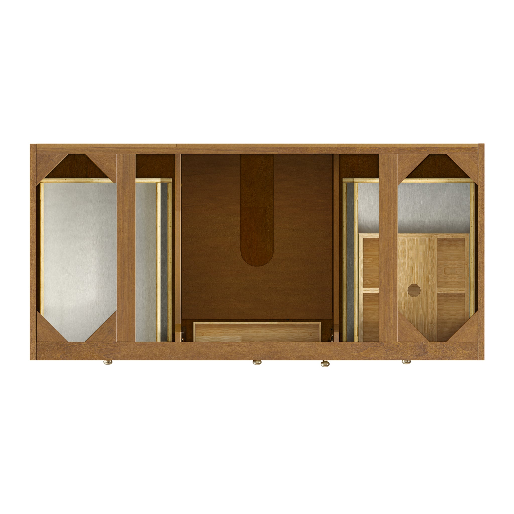 James Martin Laurent 48" Dual Mount Single Bathroom Vanity, Honey Oak, view 22