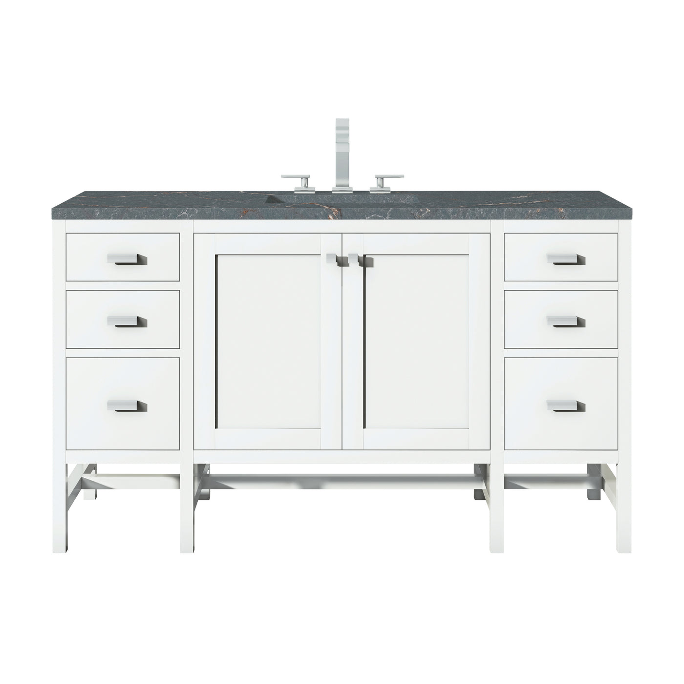 James Martin Addison 60" Single Bathroom Vanity, Glossy White, view 39